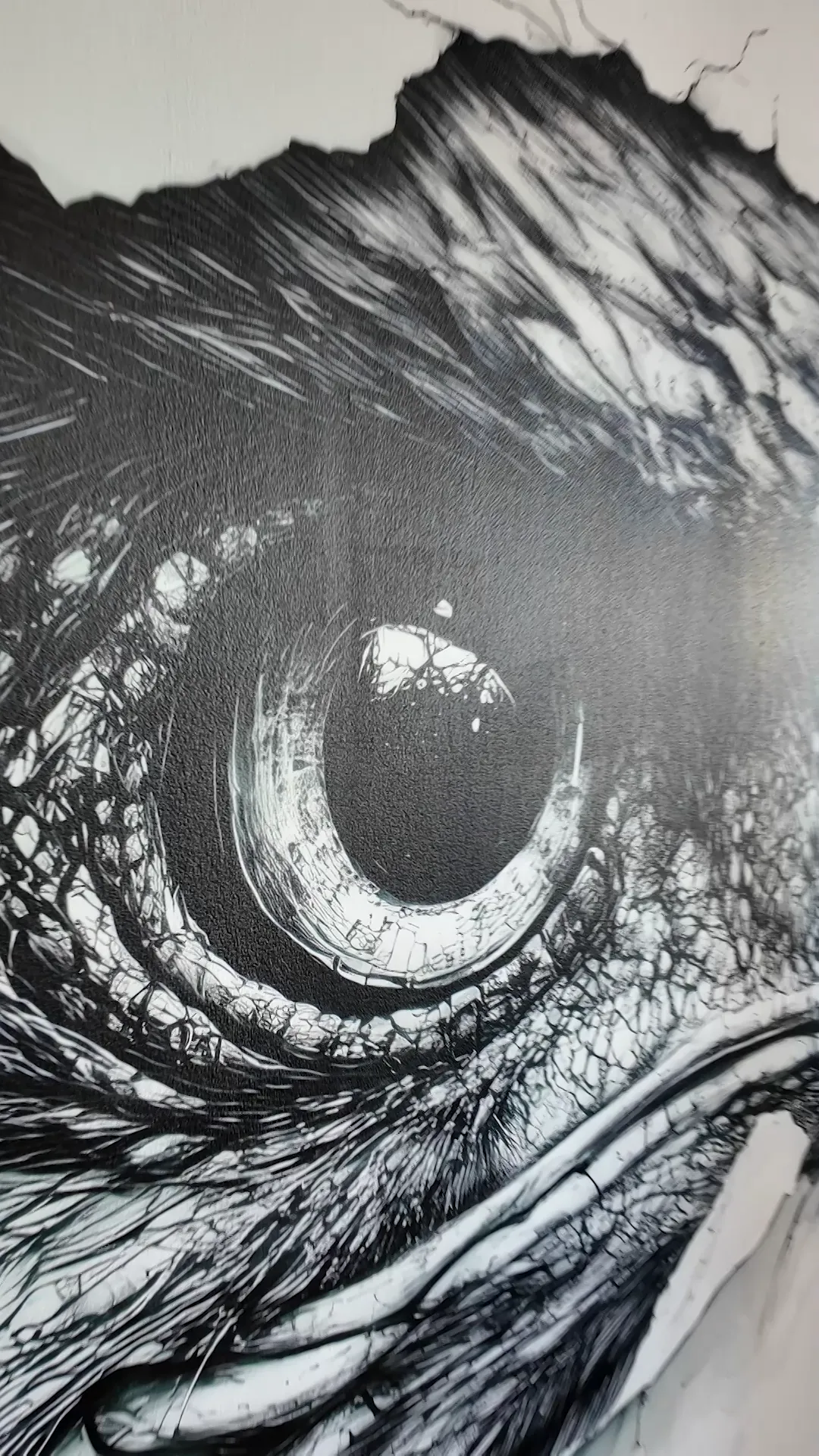 orzeł - druk uv na ścianie